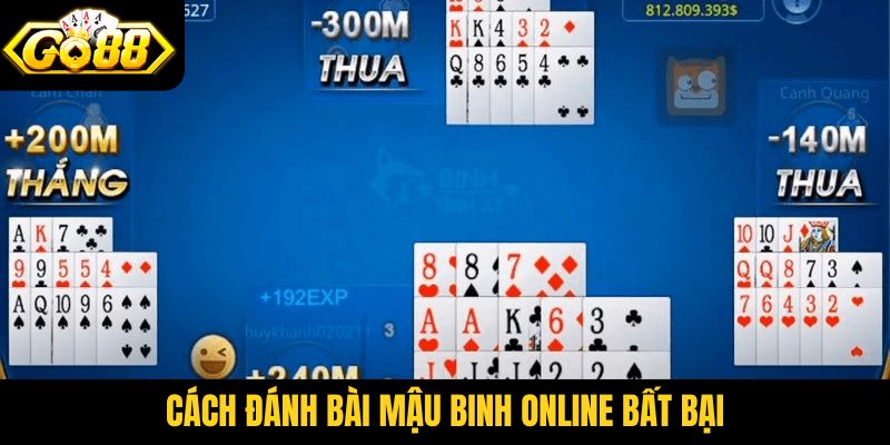 Cách đánh bài Mậu binh online bất bại